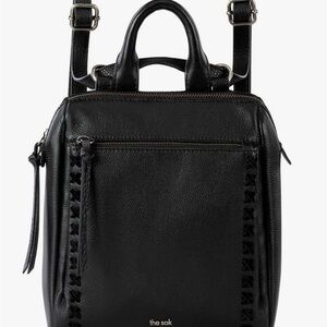 The Sak Black Loyola Mini Leather Bag